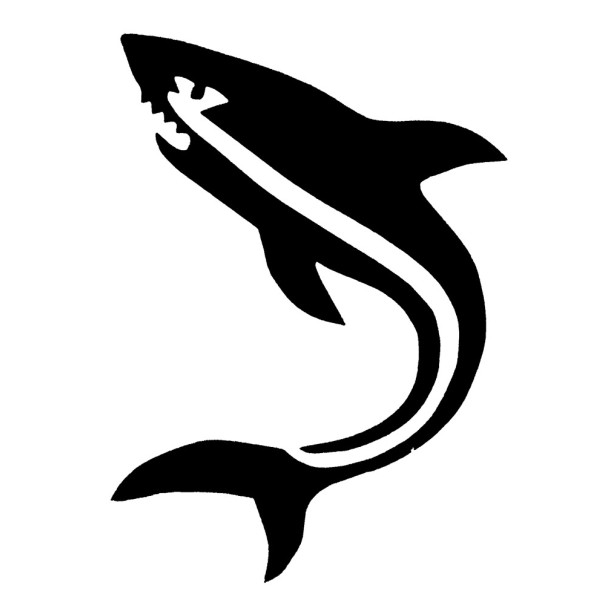 POCHOIR TATOUAGE TEMPORAIRE REQUIN