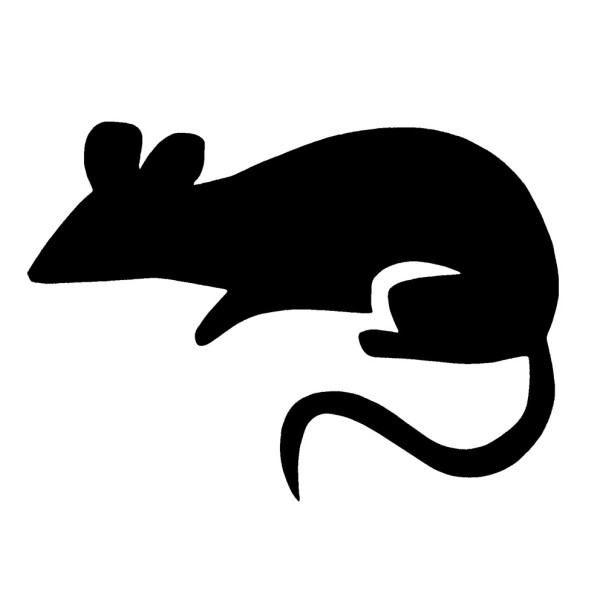 POCHOIR TATOUAGE RAT