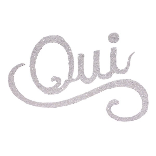 POCHOIR "OUI" TATTOO MARIAGE