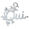 POCHOIR BIJOU PEAU "OUI en FEUILLAGE"