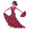 POCHOIR DANSEUSE FLAMENCO