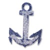 POCHOIR TATTOO ANCRE MARINE