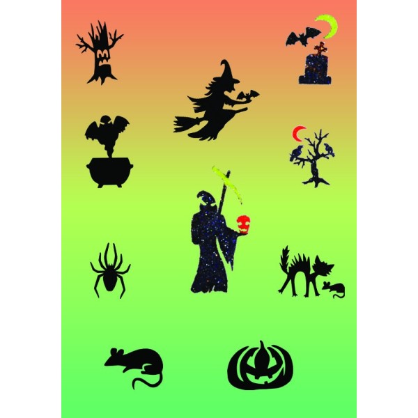 KIT HALLOWEEN PARTY COMPLET 50 TATTOOS