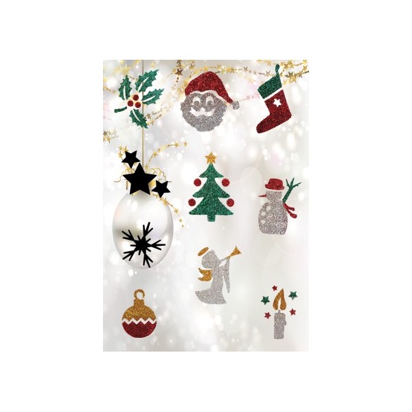 KIT 20 TATTOO PAILLETTES DE NOEL