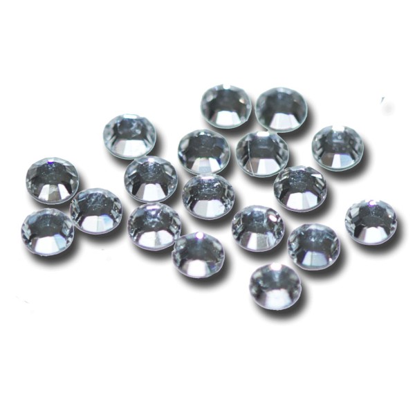 10 cristaux swarovski argent 25 mm