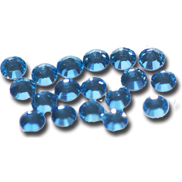 10 cristaux turquoise ss10 swarovsky bijou de peau