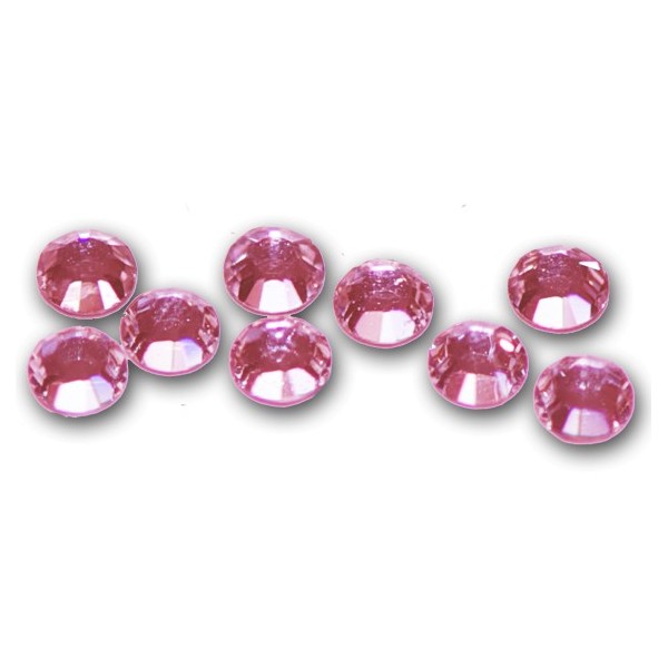 10 cristaux rose ss10 swarovski pour bijou de peau