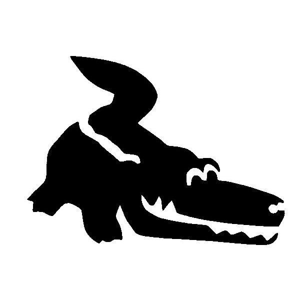 Pochoir "crocodile"