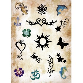 Kit estival complet tatouage temporaire