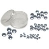 Assortiment 50 cristaux argent pour sur la peau