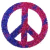 Pochoir "peace and love"