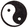 Pochoir "yin et yang"