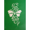 Pochoir reutilisable papillon pour tatoo encre