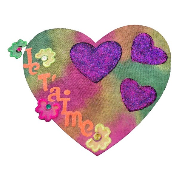 Pochoir adhesif je t aime