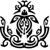 Pochoir tortue polynesienne tatouage et decoration