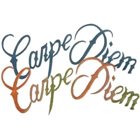 Pochoir tatouage et deco carpe diem