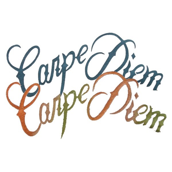 Pochoir tatouage et deco carpe diem