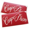 Pochoir tatouage et deco carpe diem