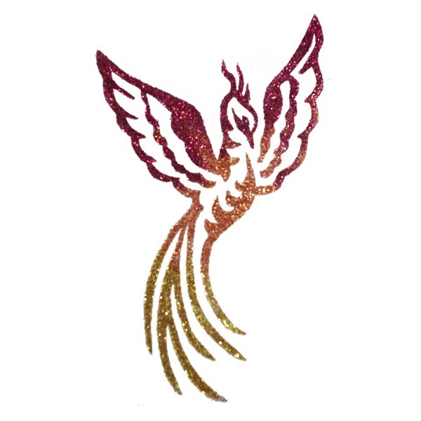 Pochoir "oiseau phoenix"