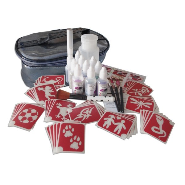 Kit tattoo complet avec 50 pochoirs