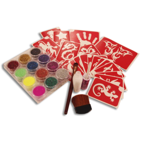 KIT COMPLET 20 TATTOOS AVEC PAILLETTES