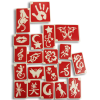 KIT COMPLET 20 TATTOOS AVEC PAILLETTES