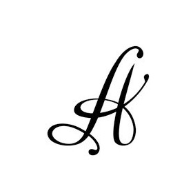 Pochoir lettre A