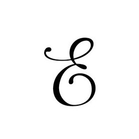 Pochoir lettre E