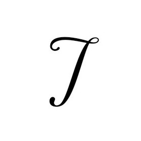 Pochoir lettre I