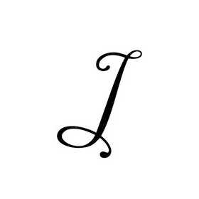 Pochoir lettre J