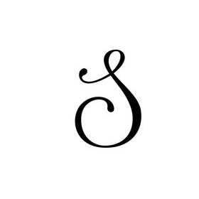 Pochoir lettre S