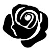 POCHOIR TATTOO ROSE