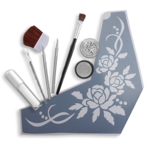 KIT BIJOU DE MARIAGE "GERBE DE ROSES"