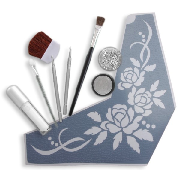 KIT BIJOU DE MARIAGE "GERBE DE ROSES"